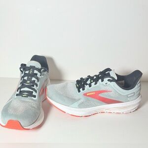 Brooks Launch 9 Womens Running Walking Shoes Blue Athletic Sneakers mdmB